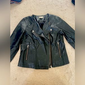 LOFT faux leather jacket